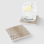 Leoparhaar Steinuntersetzer (Seitenansicht)