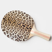 Leoparhaar Tischtennis Schläger (Seitenansicht)