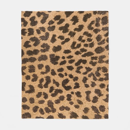 Leopart Fleece Blanket (Vorderseite)
