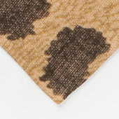 Leopart Fleece Blanket (Ecke)