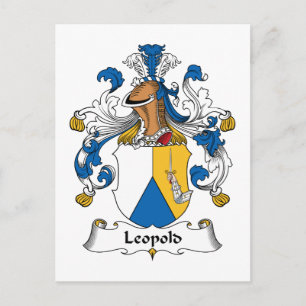 Leopold Familienwappen Postkarte