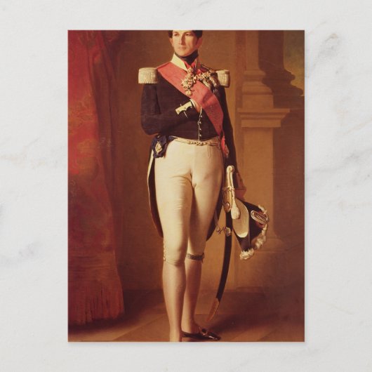 Leopold I. c.1846 Postkarte (Vorderseite)