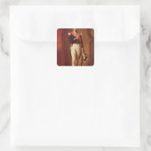 Leopold I. c.1846 Quadratischer Aufkleber (Tasche)