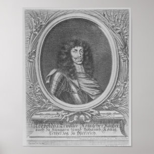 Leopold I, heiliger römischer Kaiser Poster