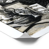 Leopold I. , König von Ungarn und Heiliger Römer Poster (Ecke)