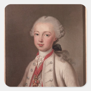 Leopold II heiliges römisches Quadratischer Aufkleber