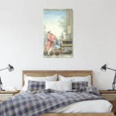 Leopold Mozart und seine Kinder Wolfgang Leinwanddruck (Insitu (Schlafzimmer))