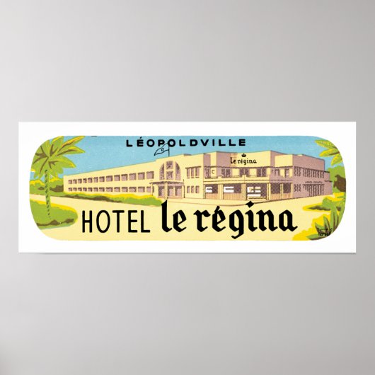 Leopoldville Hotel Le Regina Poster (Vorne)