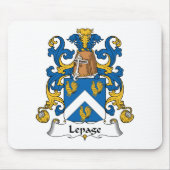 Lepage Familienwappen Mousepad (Vorne)