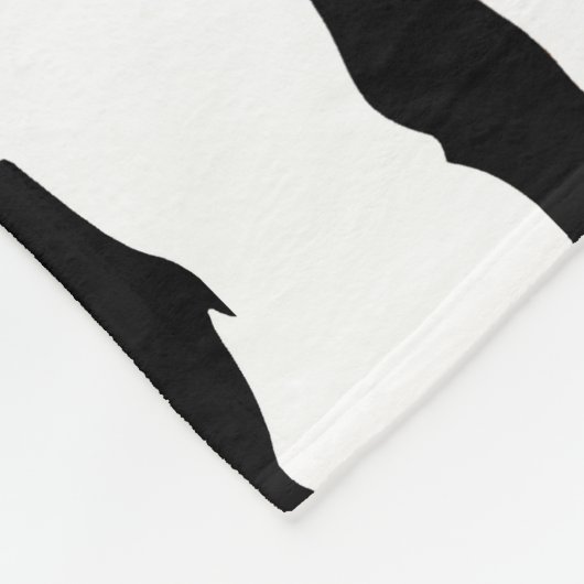 Lepard Print / Zebra Print Fleecedecke (Ecke)