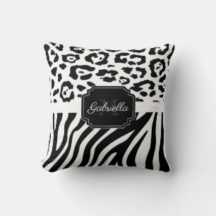 Lepard Print / Zebra Print Kissen