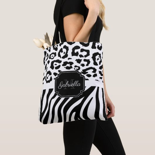 Lepard Print / Zebra Print Tasche (Von Nahem)