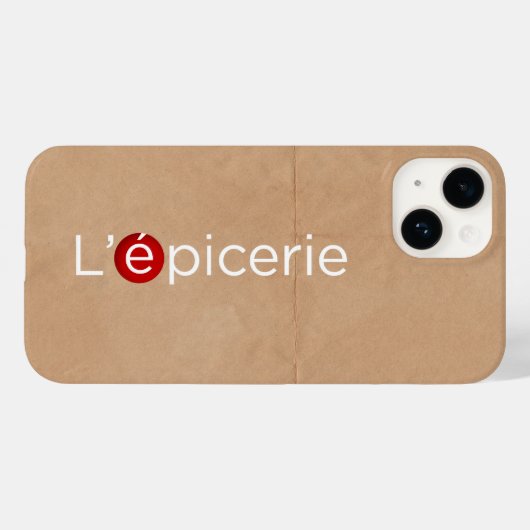 L'Épicerie Case-Mate iPhone Hülle (Rückseite (Horizontal))