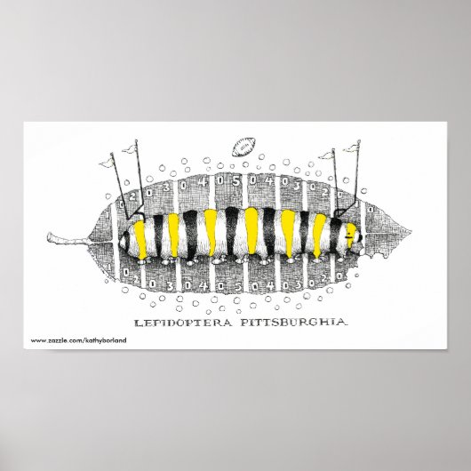 Lepidoptera Pittsburghia-Zazzle, www.zazzle.com... Poster (Vorne)