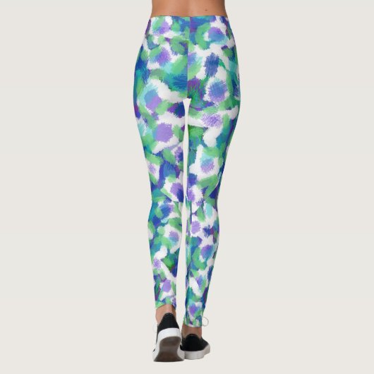 LEPOARD FARBpunkte Leggings (Rückseite)