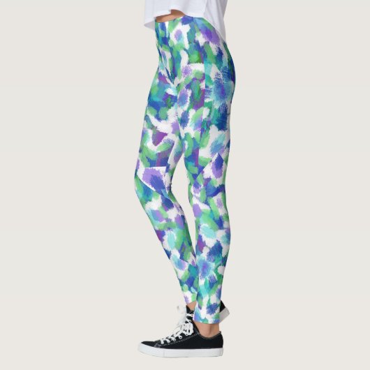 LEPOARD FARBpunkte Leggings (Links)