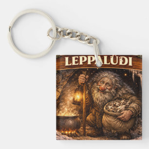 Leppaludi Isländischer Yule-Lad Schlüsselanhänger