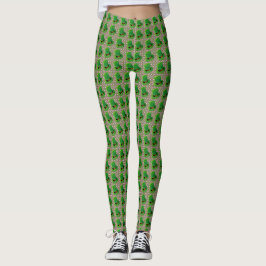 Leprachaun Hat St. Patrick's Day Print Leggings