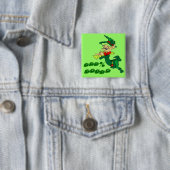 Leprechaun 100% IRISH Button (Beispiel)