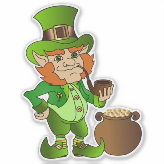 Leprechaun 2 aufkleber (Vorderseite)