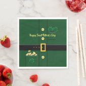 Leprechaun Anzug St Patricks Day Party P Napkin Serviette (Beispiel)