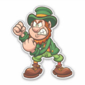 Leprechaun Aufkleber (Vorderseite)