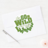 Leprechaun-Aufkleber Runder Aufkleber (Umschlag)