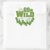 Leprechaun-Aufkleber Runder Aufkleber (Tasche)