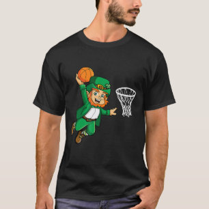 Leprechaun Basketball St Patricks Day Geschenke f T-Shirt