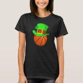 Leprechaun Basketball St Patricks Day T-Shirt (Vorderseite)