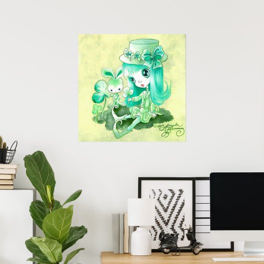 Leprechaun Belle Poster (Heimbüro)