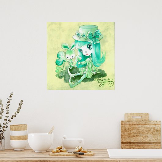 Leprechaun Belle Poster (Küche)
