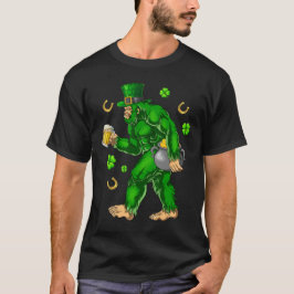 Leprechaun Bigfoot Beer Kleeblatts St Patrick's Da T-Shirt