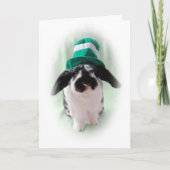 Leprechaun Bunny Card Karte (Vorderseite)