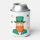 Leprechaun Clover Kleeblatt Patricks Day Dosenkühler (Kanne Vorderseite)