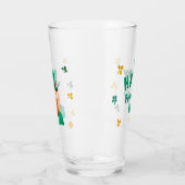 Leprechaun Clover Kleeblatt Patricks Day Glas (Links)