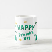 Leprechaun Clover Kleeblatt Patricks Day Kaffeetasse (Mittel)
