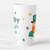 Leprechaun Clover Kleeblatt Patricks Day Milchtasse (Vorderseite)