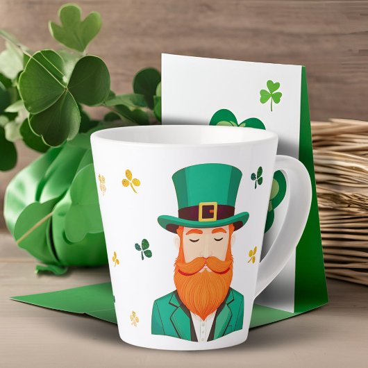 Leprechaun Clover Kleeblatt Patricks Day Milchtasse