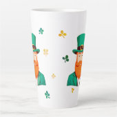 Leprechaun Clover Kleeblatt Patricks Day Milchtasse (Vorderseite)