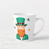 Leprechaun Clover Kleeblatt Patricks Day Milchtasse (Rechts)