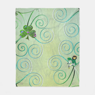 Leprechaun Damen  Fleecedecke