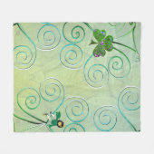 Leprechaun Damen  Fleecedecke (Vorderseite (Horizontal))