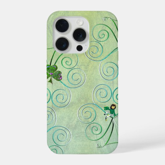 Leprechaun Damen iPhone Hülle (Rückseite)