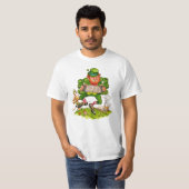 Leprechaun Dancing a Jig, Happy St. Patrick's Day T-Shirt (Vorne ganz)