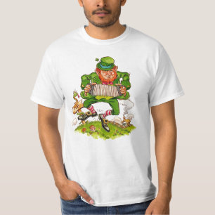 Leprechaun Dancing a Jig, Happy St. Patrick's Day T-Shirt