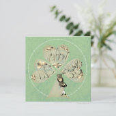 Leprechaun Dankeskarte (Stehend Vorderseite)