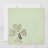 Leprechaun Dankeskarte (Rückseite)