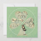 Leprechaun Dankeskarte (Vorderseite)