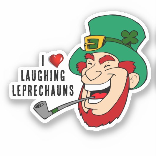 Leprechaun Day Aufkleber (Vorderseite)